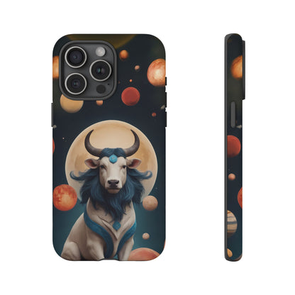 Chinese Zodiac Ox Phone Case for iPhone 8–16 Pro Max, iPhone 8 Plus–13 Mini, iPhone XS–XS Max, iPhone 11–14 Pro Max - Designed by Thalia