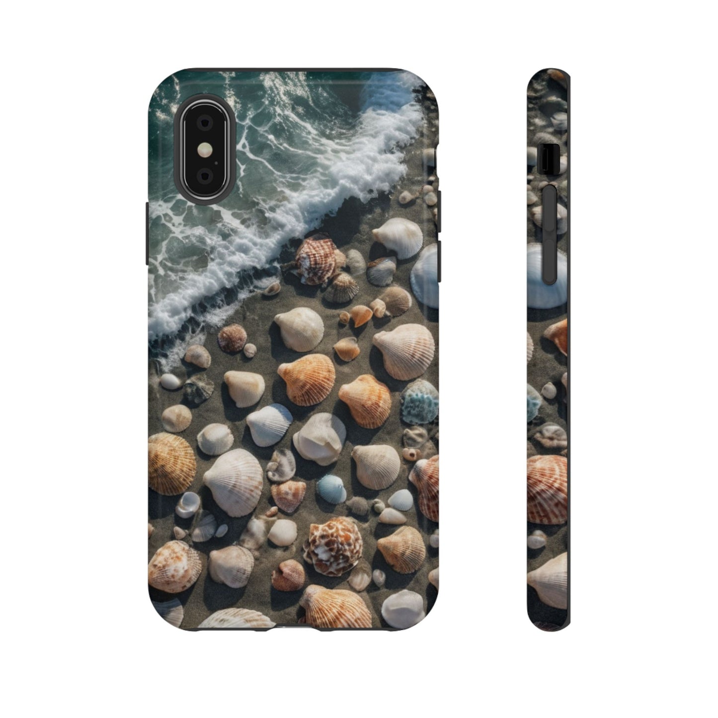 She Sells Sea Shells Phone Case for iPhone 8–16 Pro Max, Pixel 5–8 Pro, Galaxy S10–S24 Ultra - Designed by Thalia