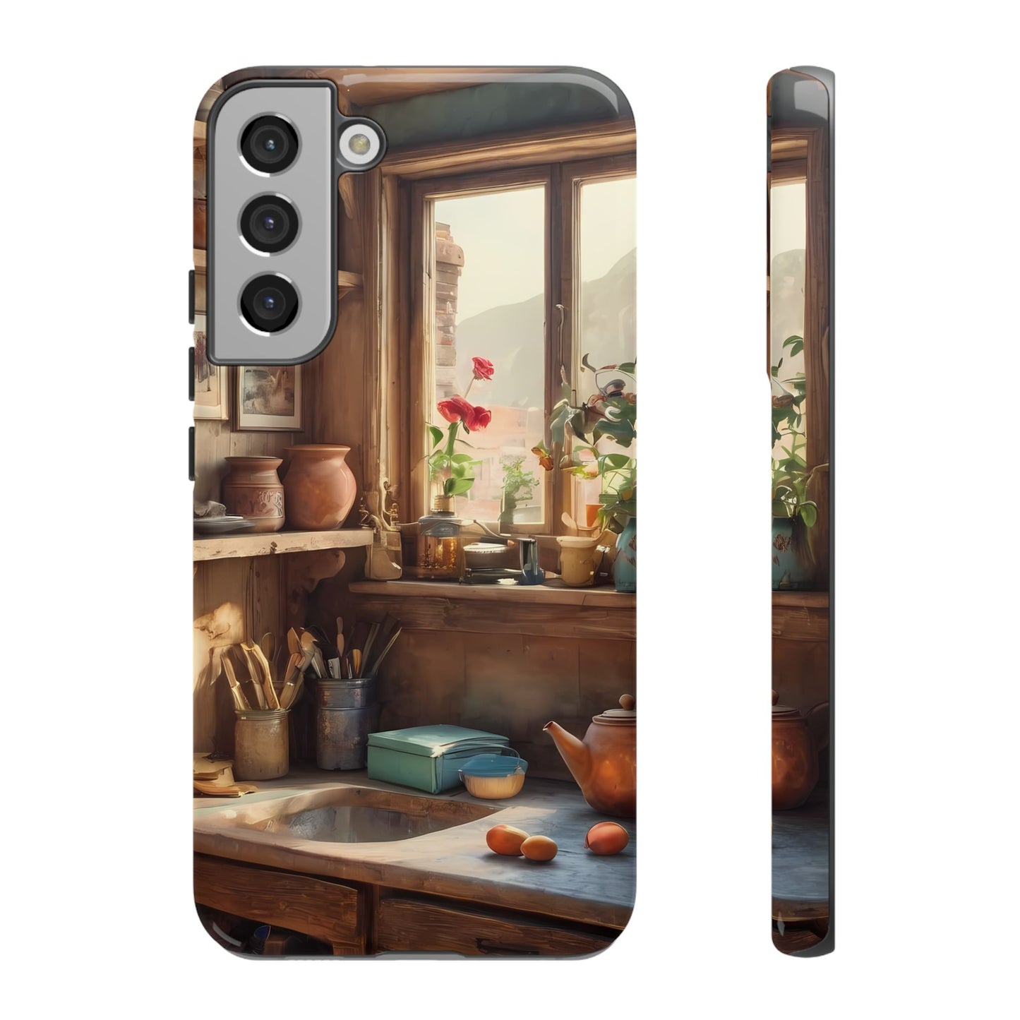 Vintage Vignettes Phone Case for iPhone 8–16 Pro Max, Pixel 5–8 Pro, Galaxy S10–S24 Ultra - Designed by Thalia