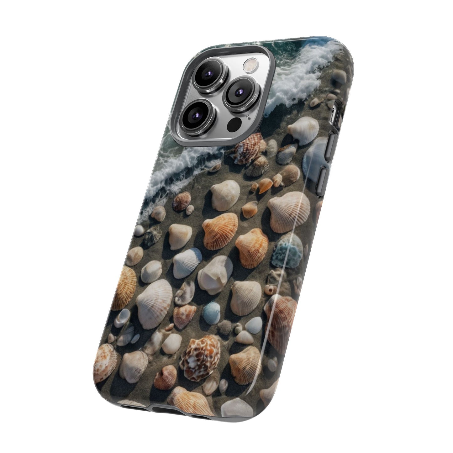 She Sells Sea Shells Phone Case for iPhone 8–16 Pro Max, Pixel 5–8 Pro, Galaxy S10–S24 Ultra - Designed by Thalia