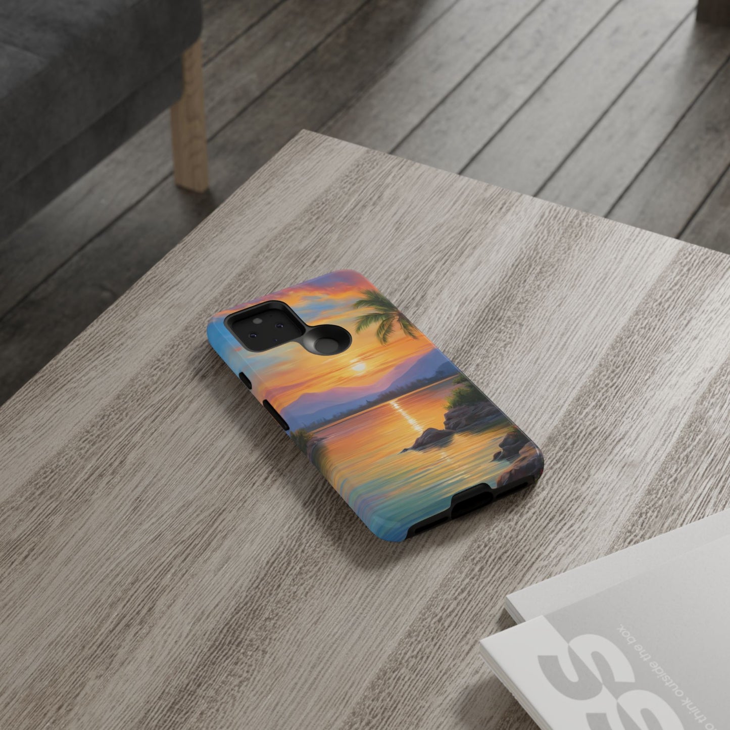 Sunset Serenade Phone Case for Google Pixel 8–Pixel 8 Pro, Pixel 7, Pixel 6 Pro, Pixel 6, Pixel 5 5G - Designed by Thalia