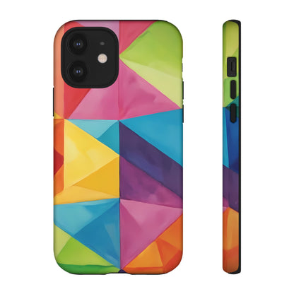 Geometric Play Phone Case for iPhone 8–16 Pro Max, Pixel 5–8 Pro, Galaxy S10–S24 Ultra - Designed by Thalia