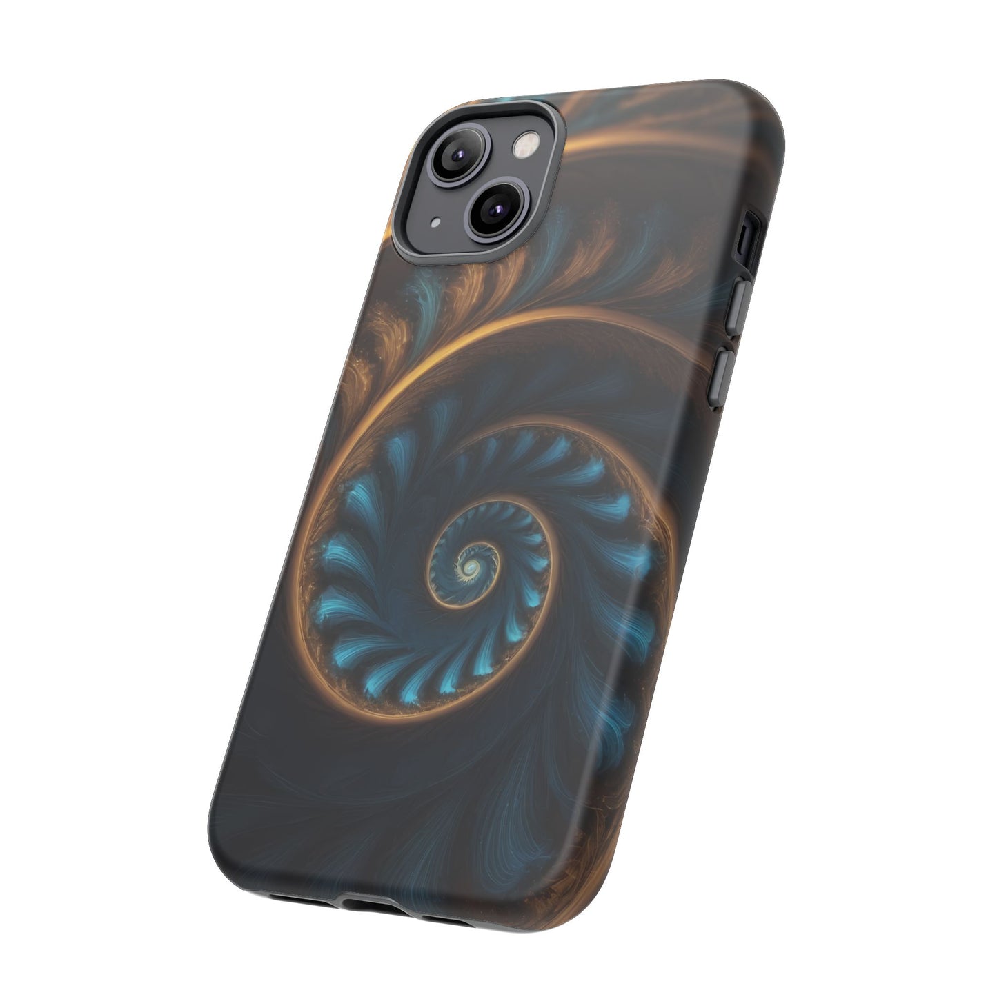 3D Fractal Phone Case for iPhone 8–16 Pro Max, Pixel 5–8 Pro, Galaxy S10–S24 Ultra - Designed by Thalia