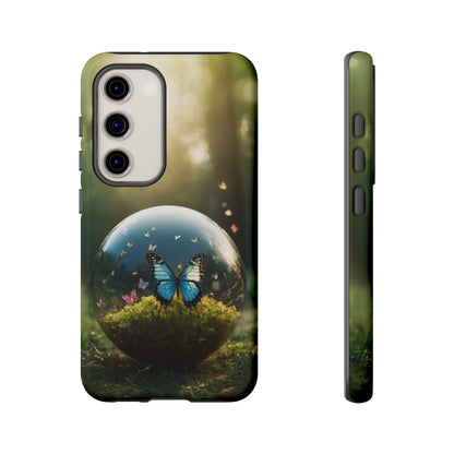 Butterfly Ball Custom Phone Case for Samsung Galaxy S10–S24 Ultra – Stylish, Unique & UV Protected - Designed by Thalia