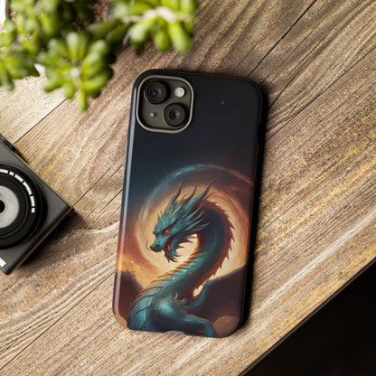 Chinese Zodiac Dragon Phone Case for iPhone 8–16 Pro Max, Pixel 5–8 Pro, Galaxy S10–S24 Ultra - Designed by Thalia