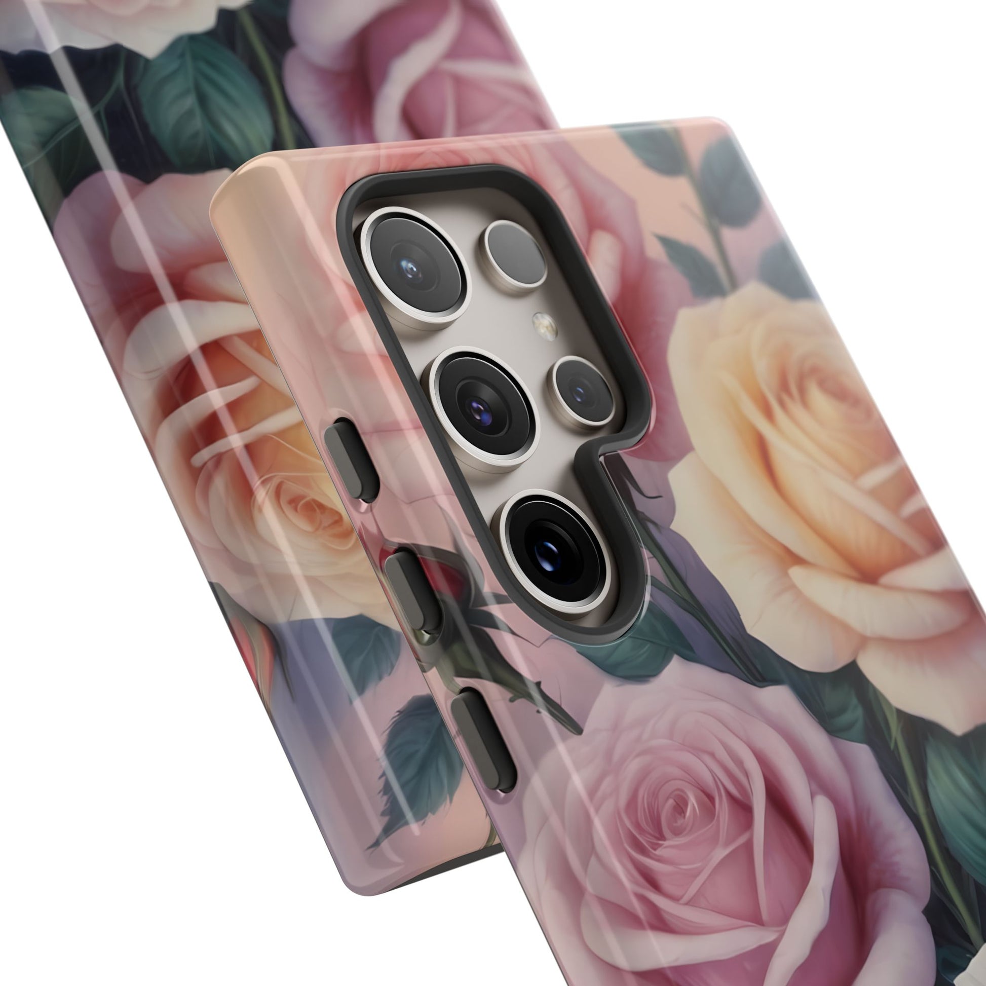 Roses Custom Phone Case for Samsung Galaxy S10–S10 Plus, S20–S20 Ultra, S21, S22, S23, S24 Ultra - Designed by Thalia