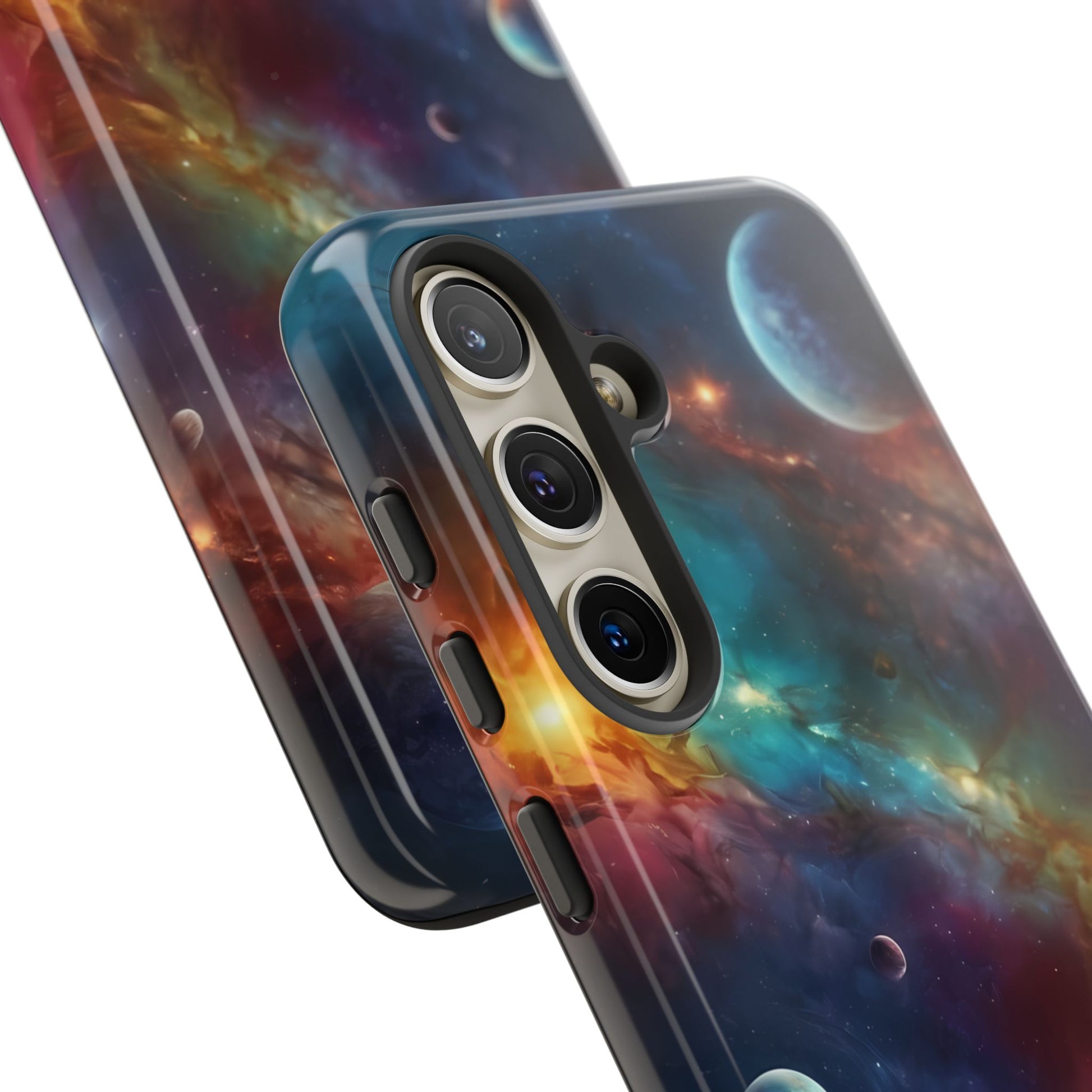 Cosmic Voyage Phone Case for iPhone 8–16 Pro Max, Pixel 5–8 Pro, Galaxy S10–S24 Ultra - Designed by Thalia