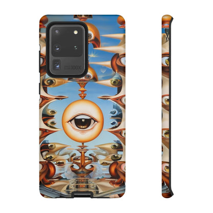 Surreal Suspect Phone Case for iPhone 8–16 Pro Max, Pixel 5–8 Pro, Galaxy S10–S24 Ultra - Designed by Thalia