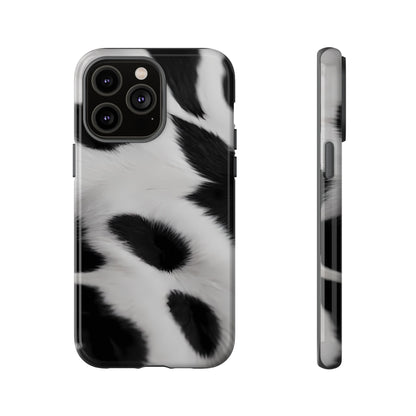 Chic Bovine Elegance Phone Case for iPhone 8–16 Pro Max, Pixel 5–8 Pro, Galaxy S10–S24 Ultra - Designed by Thalia