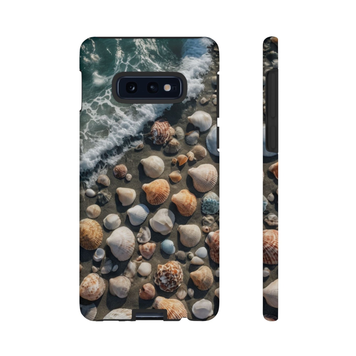 She Sells Sea Shells Custom Phone Case for Samsung Galaxy S10–S10 Plus, S20–S20 Ultra, S21, S22, S23, S24 Ultra - Designed by Thalia