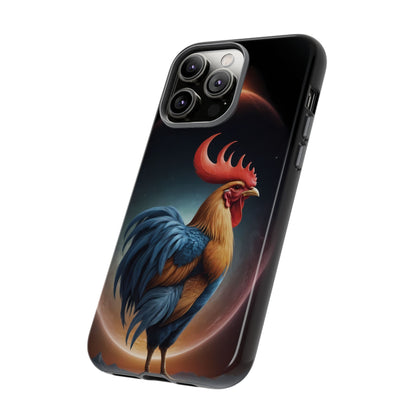 Chinese Zodiac Rooster Custom Phone Case for iPhone 8–16 Pro Max, Pixel 5–8 Pro, Galaxy S10–S24 Ultra - Designed by Thalia