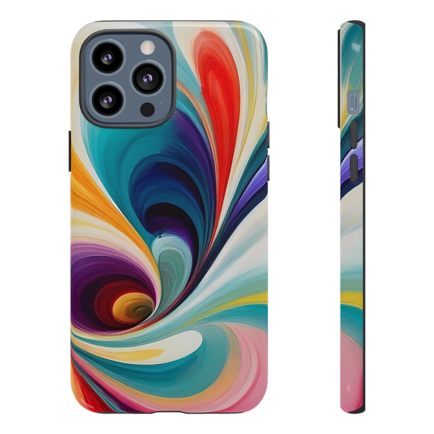 Abstract Elegance Phone Case for iPhone 8–16 Pro Max, Pixel 5–8 Pro, Galaxy S10–S24 Ultra - Designed by Thalia