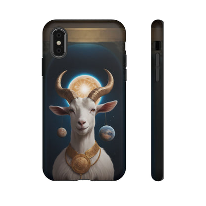 Chinese Zodiac Goat Phone Case for iPhone 8–16 Pro Max, iPhone 8 Plus–13 Mini, iPhone XS–XS Max, iPhone 11–14 Pro Max - Designed by Thalia