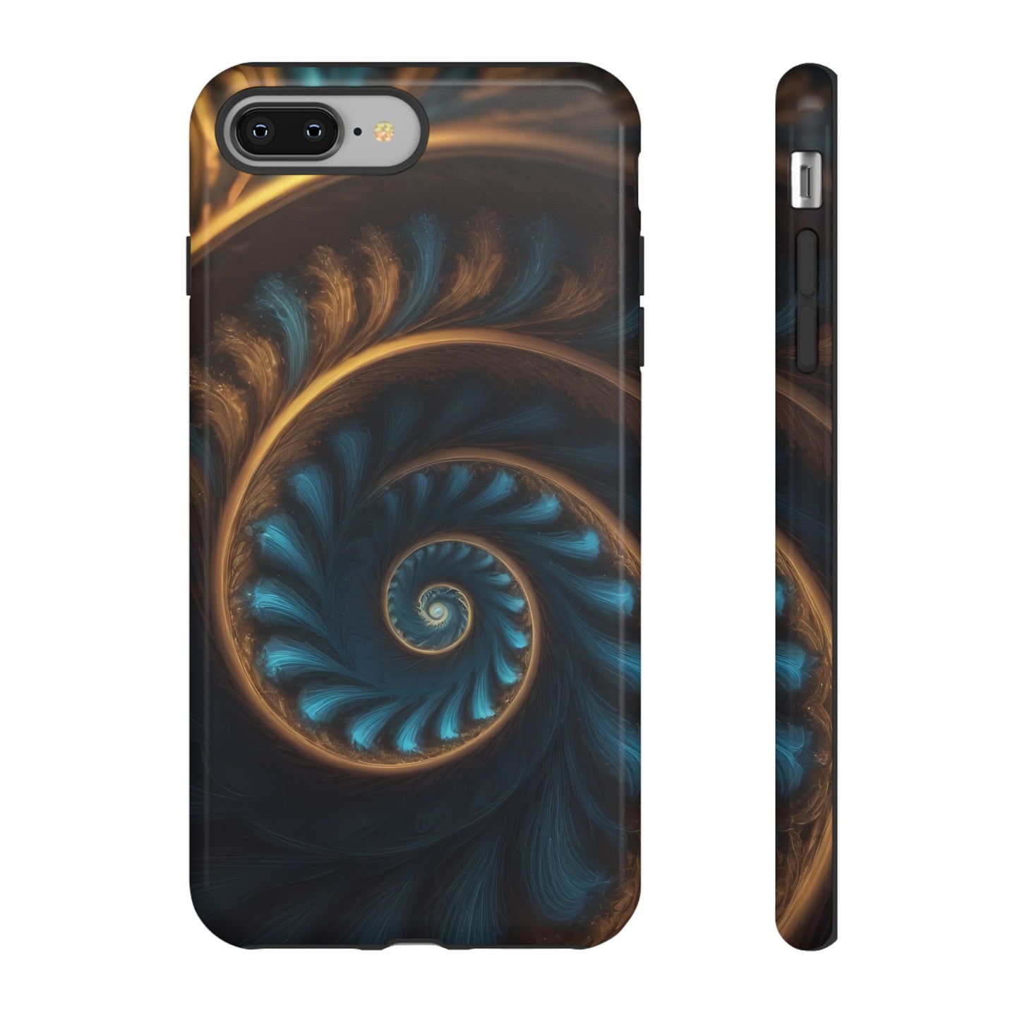 3D Fractal Custom Phone Case for iPhone 8–16 Pro Max, iPhone 8 Plus–13 Mini, XS, XR, X, 11–14 Pro Max - Designed by Thalia