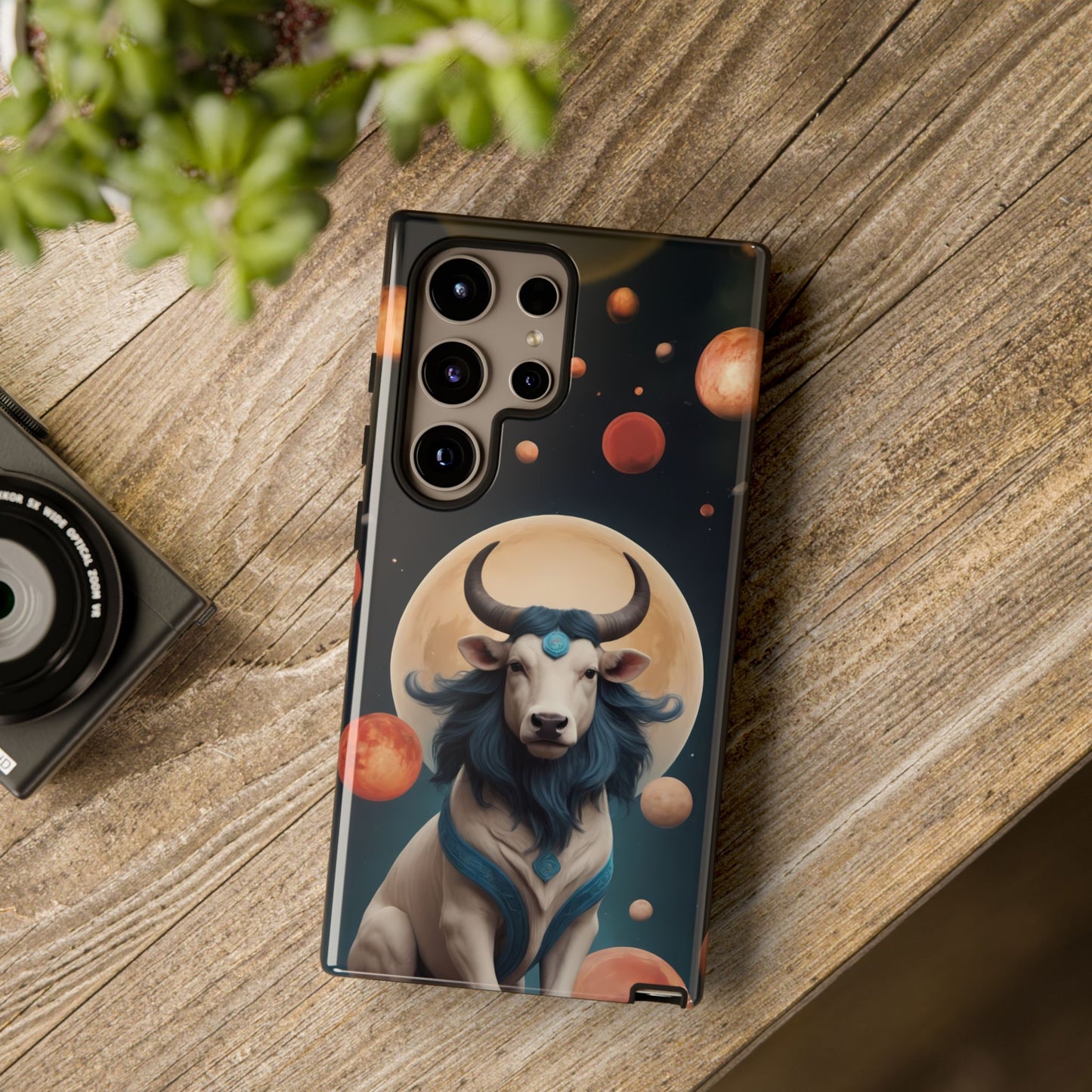 Chinese Zodiac Ox Custom Phone Case for Samsung Galaxy S10–S24 - Designed by Thalia