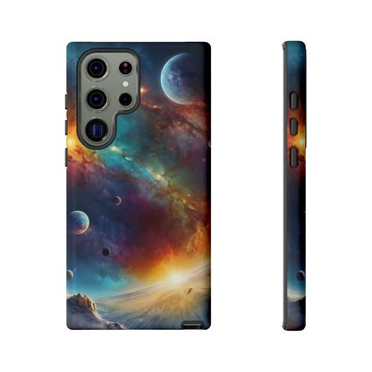 Cosmic Voyage Phone Case for iPhone 8–16 Pro Max, Pixel 5–8 Pro, Galaxy S10–S24 Ultra - Designed by Thalia