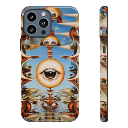 Surreal Suspect Phone Case for iPhone 8–16 Pro Max, Pixel 5–8 Pro, Galaxy S10–S24 Ultra - Designed by Thalia