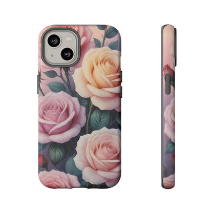 Bloom with Style - Roses Phone Case for iPhone 8–16 Pro Max, Pixel 5–8 Pro, Galaxy S10–S24 Ultra - Designed by Thalia