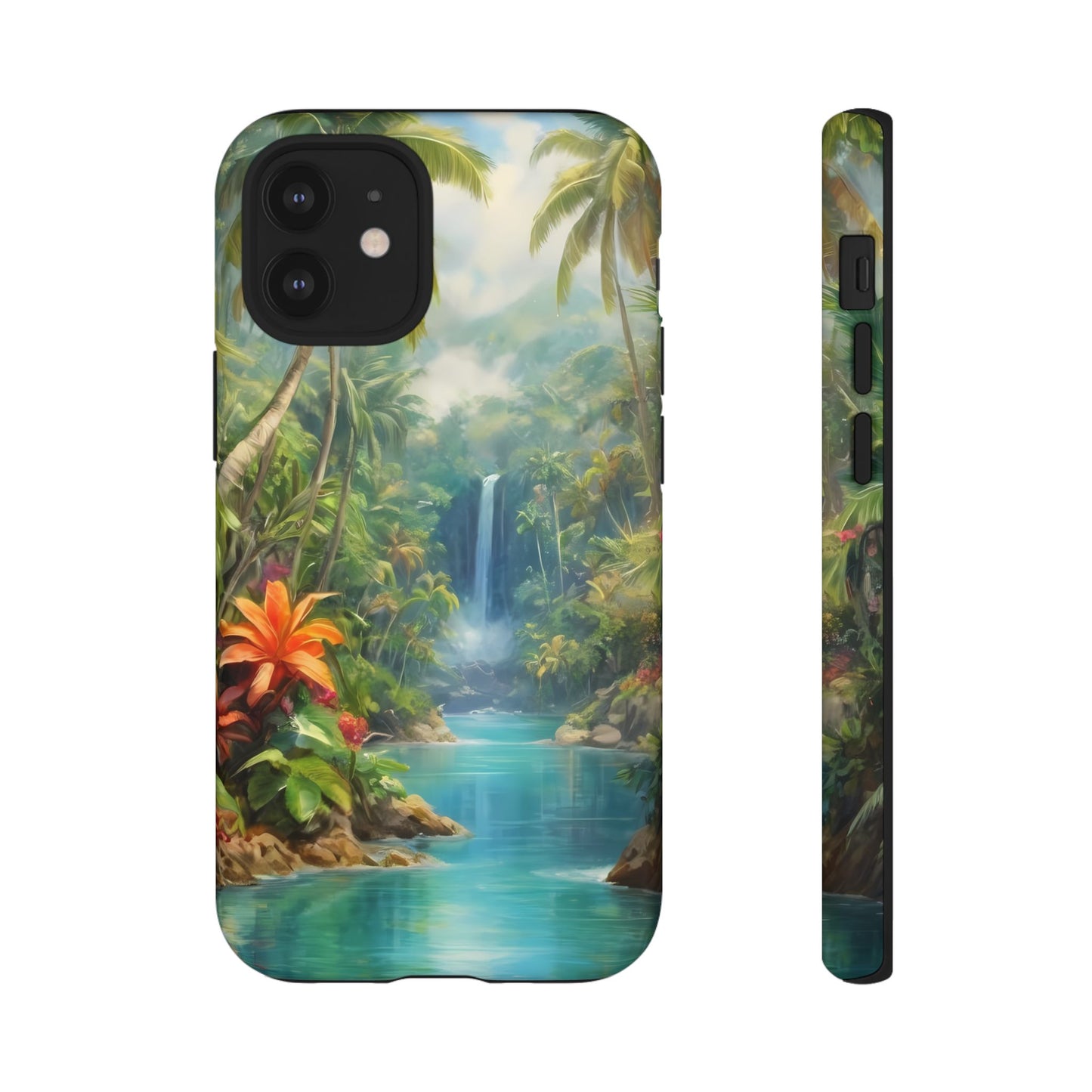 Tropical Paradise Phone Case for iPhone 8–16 Pro Max, Pixel 5–8 Pro, Galaxy S10–S24 Ultra - Designed by Thalia