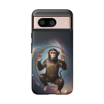 Chinese Zodiac Monkey Custom Phone Case for iPhone 8–16 Pro Max, Pixel 5–8 Pro, Galaxy S10–S24 Ultra - Designed by Thalia