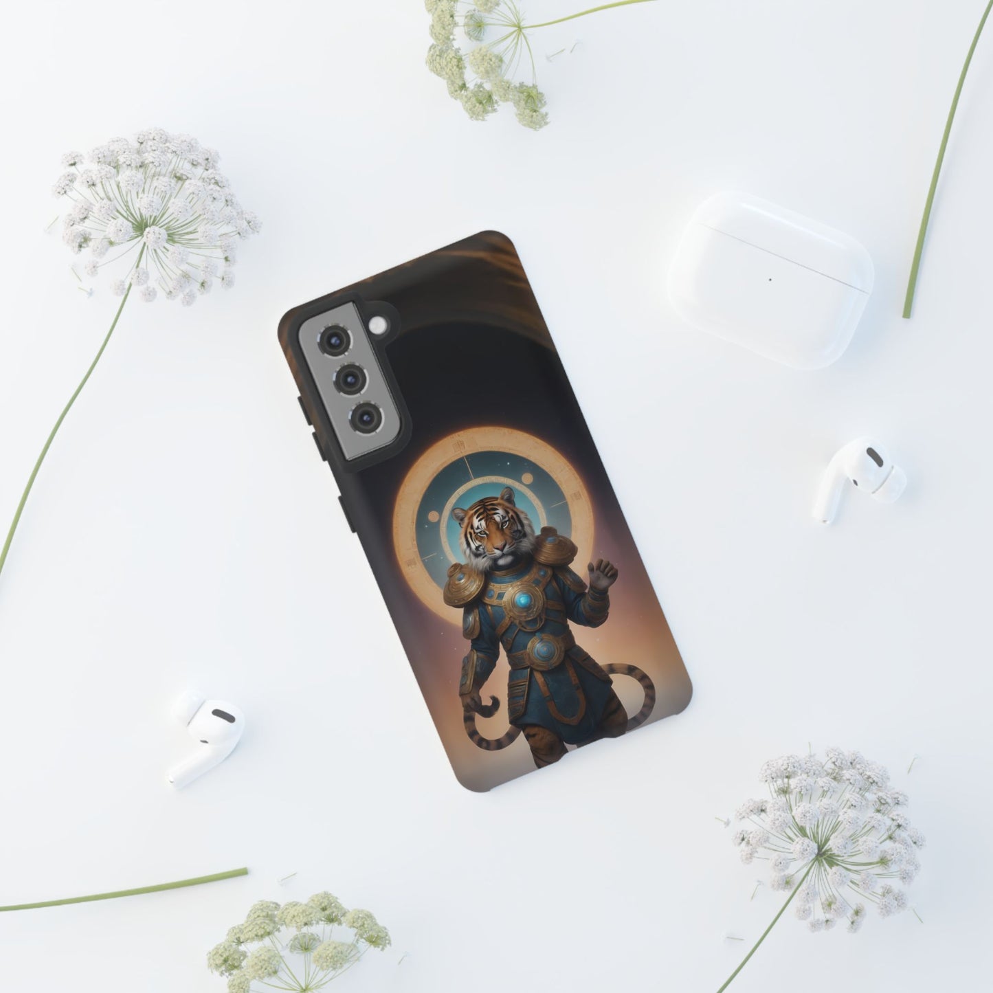 Chinese Zodiac Tiger Phone Case for Samsung Galaxy S10–S24 - Designed by Thalia