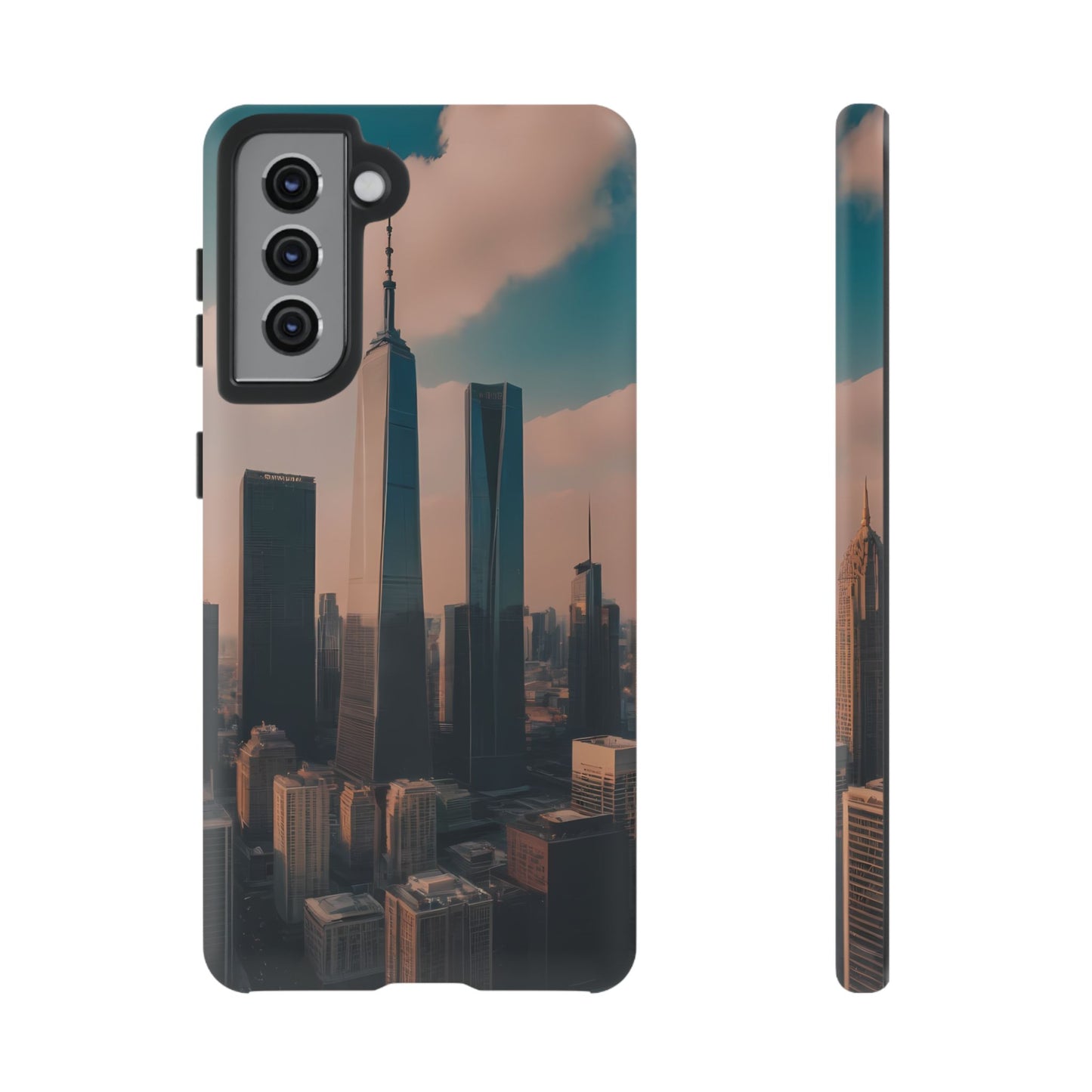 City Skylines Custom Phone Case for Samsung Galaxy S10–S10 Plus, S20–S20 Ultra, S21, S22, S23, S24 Ultra - Designed by Thalia