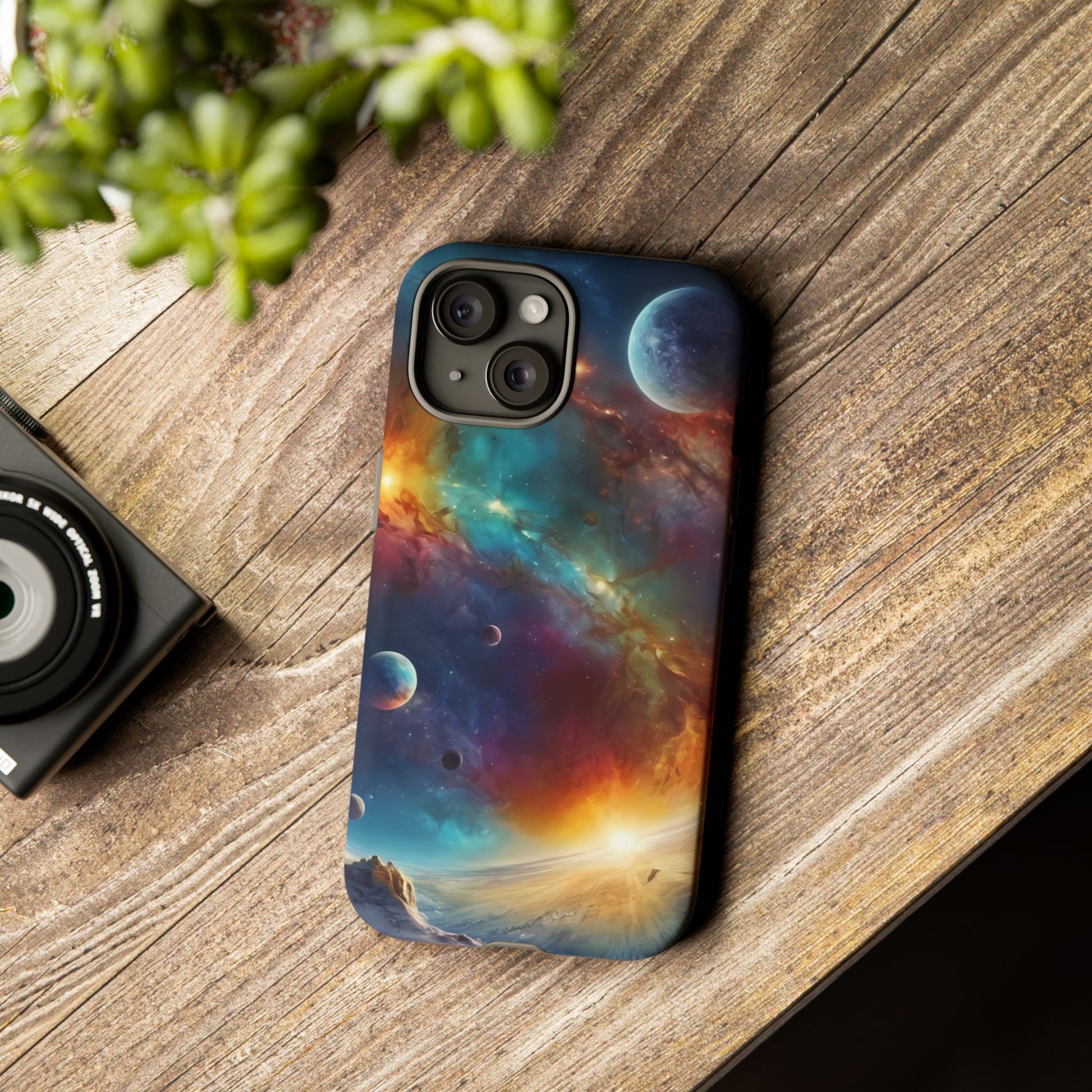 Cosmic Voyage Phone Case for iPhone 8–16 Pro Max, Pixel 5–8 Pro, Galaxy S10–S24 Ultra - Designed by Thalia