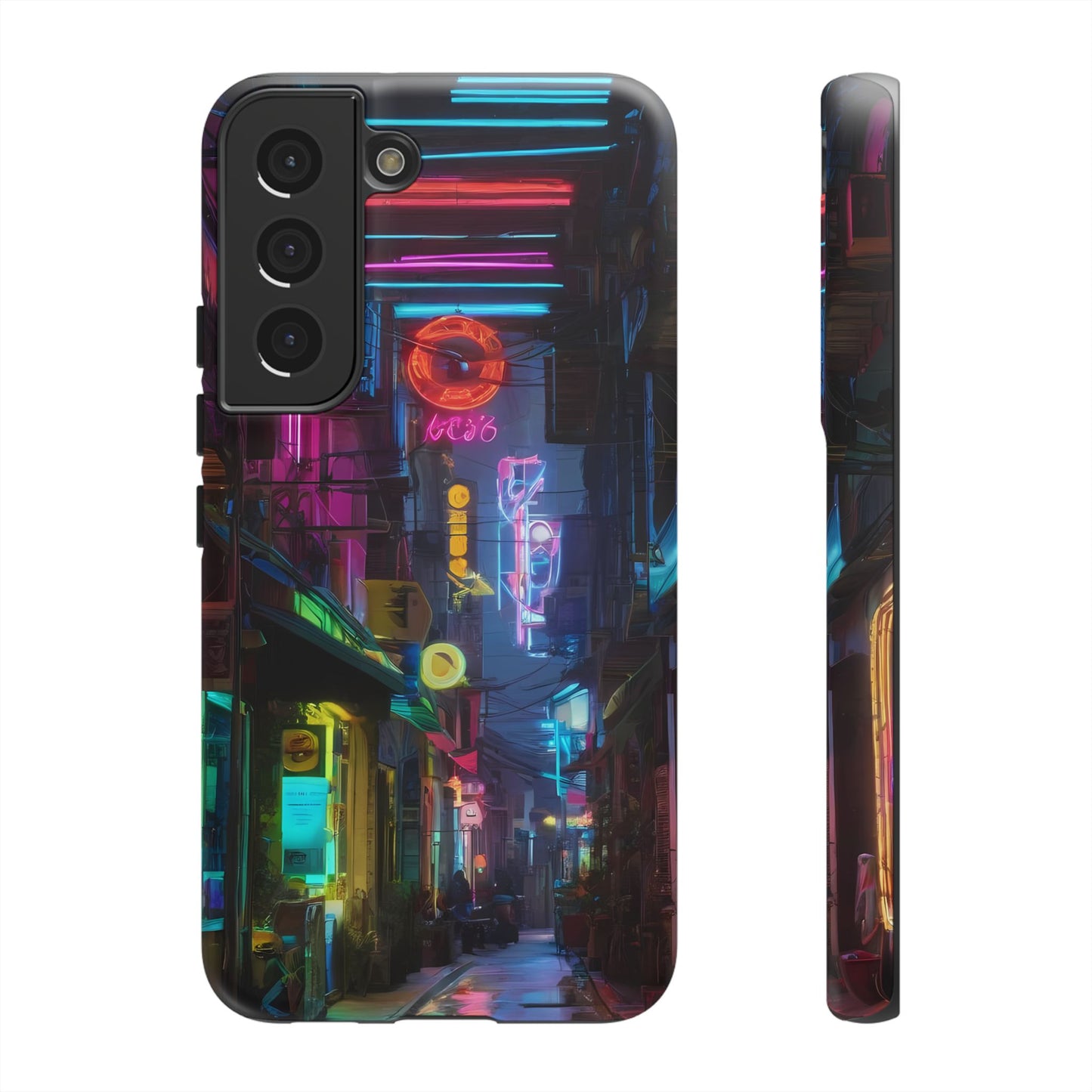 Electric Neon Custom Phone Case for Samsung Galaxy S10–S24 - Designed by Thalia