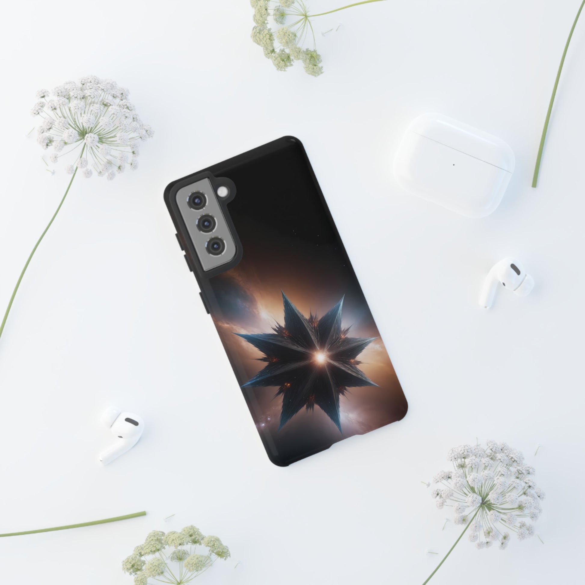 Fairy Star System Phone Case for iPhone 8–16 Pro Max, Pixel 5–8 Pro, Galaxy S10–S24 Ultra - Designed by Thalia