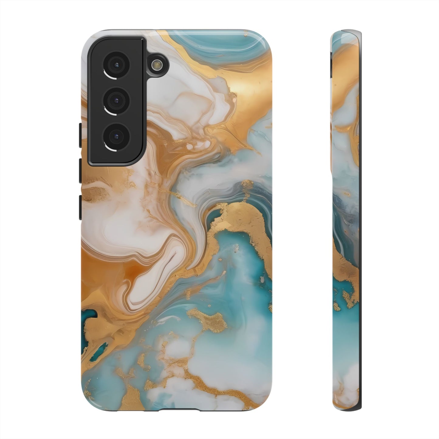 Marble Hues Phone Case for iPhone 8–16 Pro Max, Pixel 5–8 Pro, Galaxy S10–S24 Ultra - Designed by Thalia