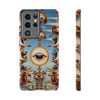 Surreal Suspect Phone Case for iPhone 8–16 Pro Max, Pixel 5–8 Pro, Galaxy S10–S24 Ultra - Designed by Thalia