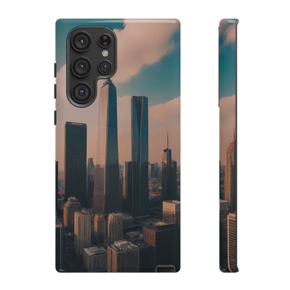 City Skylines Custom Phone Case for Samsung Galaxy S10–S10 Plus, S20–S20 Ultra, S21, S22, S23, S24 Ultra - Designed by Thalia