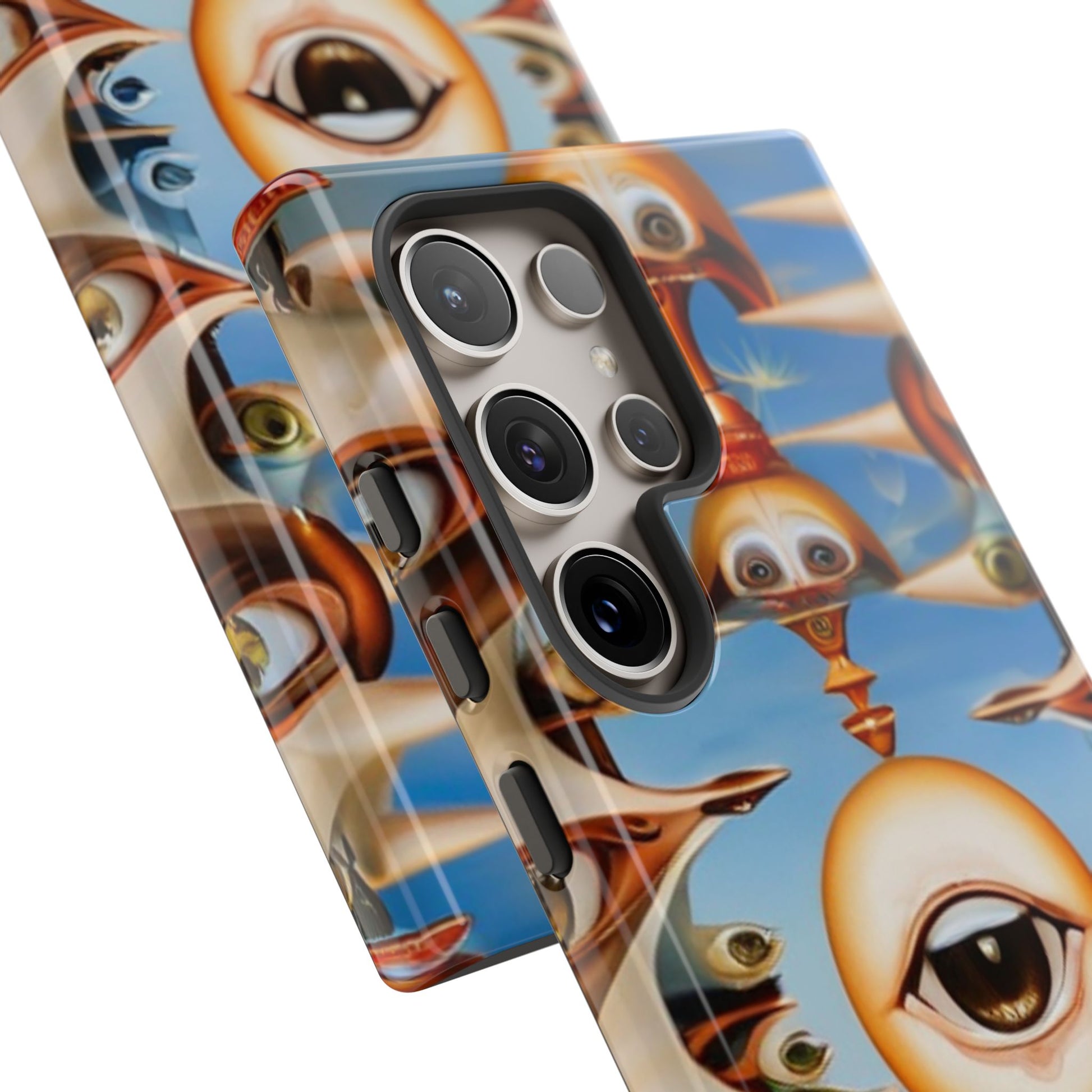 Surreal Suspect Custom Phone Case for Samsung Galaxy S10–S10 Plus, S20–S20 Ultra, S21, S22, S23, S24 Ultra - Designed by Thalia