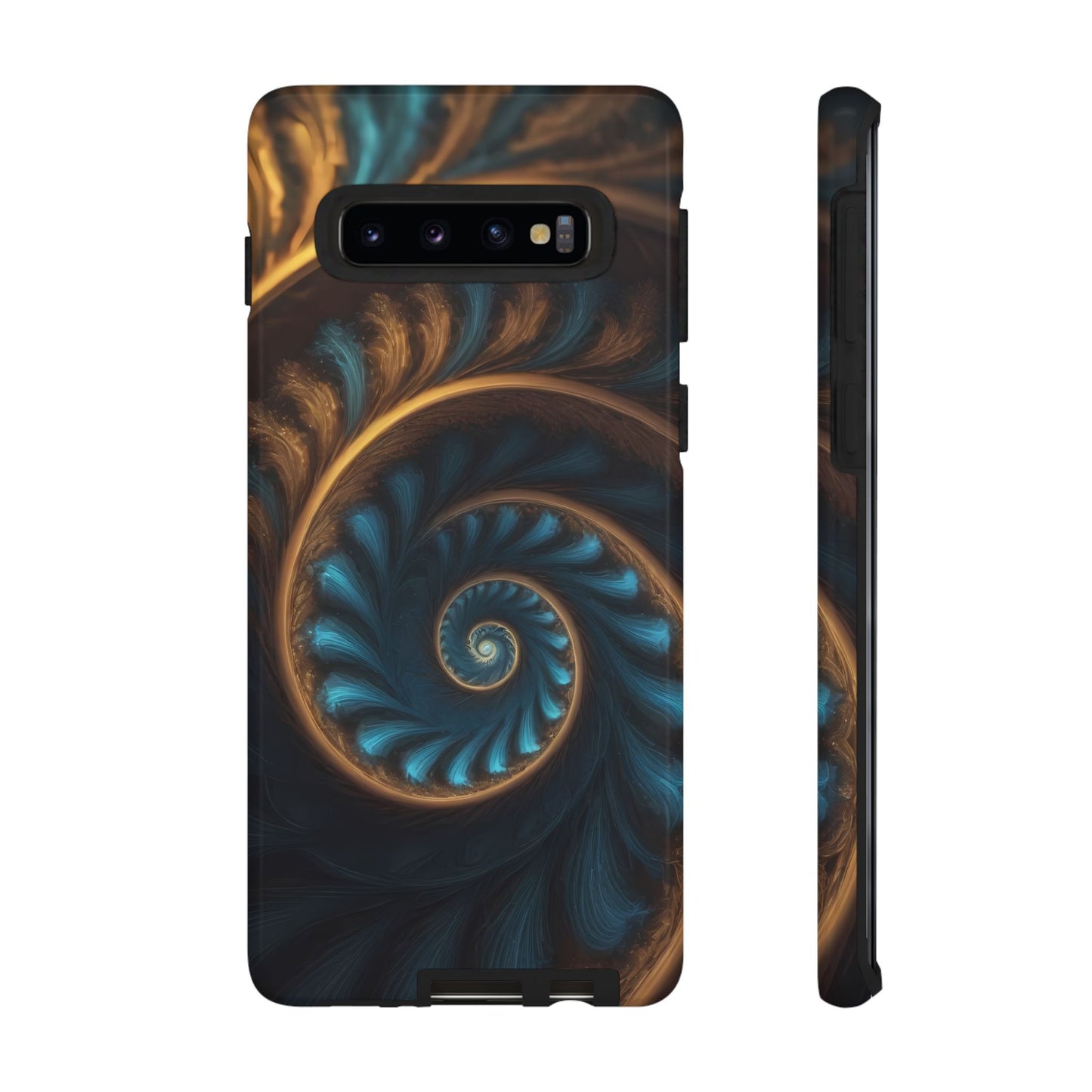 3D Fractal Custom Phone Case for Samsung Galaxy S10–S24 Ultra - Designed by Thalia