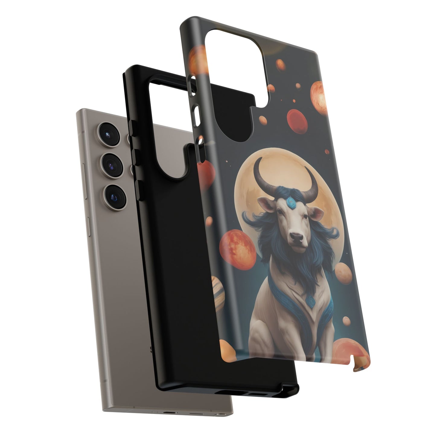 Chinese Zodiac Ox Custom Phone Case for Samsung Galaxy S10–S24 - Designed by Thalia