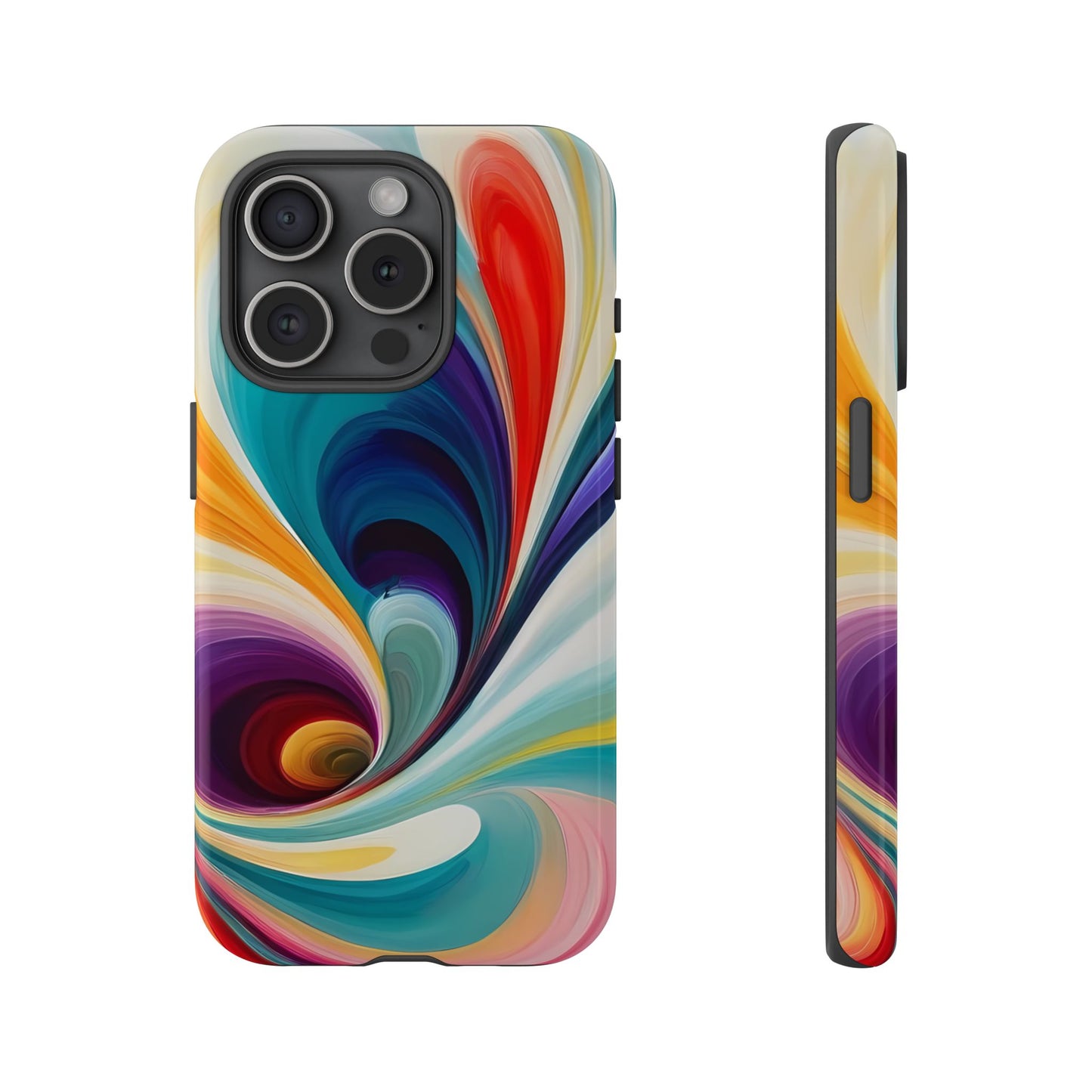 Abstract Elegance Phone Case for iPhone 8–16 Pro Max, Pixel 5–8 Pro, Galaxy S10–S24 Ultra - Designed by Thalia