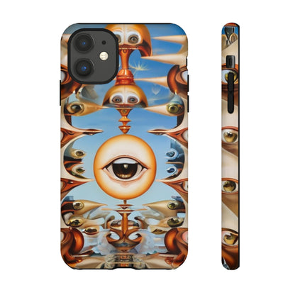 Surreal Suspect Phone Case for iPhone 8–16 Pro Max, Pixel 5–8 Pro, Galaxy S10–S24 Ultra - Designed by Thalia