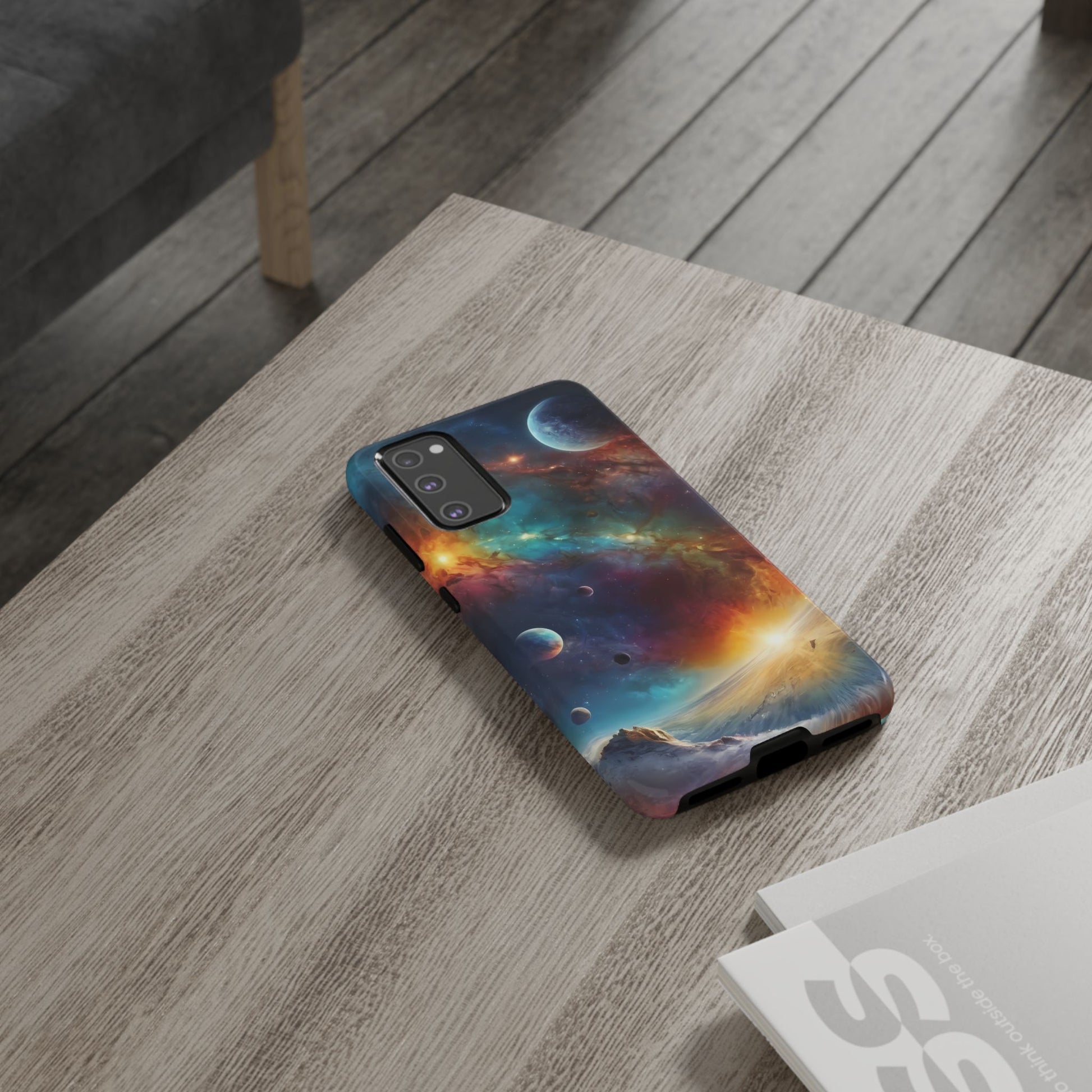 Cosmic Voyage Custom Phone Case for Samsung Galaxy S10–S24 - Designed by Thalia