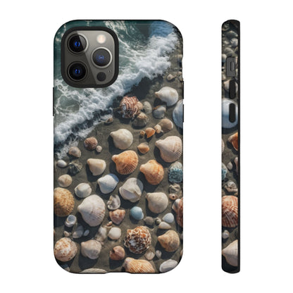 She Sells Sea Shells Phone Case for iPhone 8–16 Pro Max, Pixel 5–8 Pro, Galaxy S10–S24 Ultra - Designed by Thalia