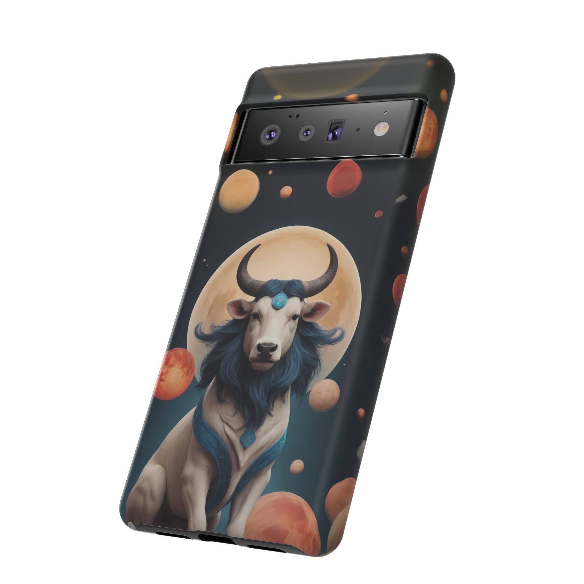 Chinese Zodiac Ox Phone Case for Google Pixel 8 Pro, Pixel 8, Pixel 7, Pixel 6 Pro, Pixel 6, Pixel 5 5G - Designed by Thalia