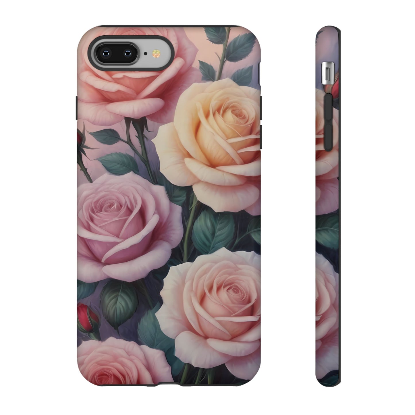 Bloom with Style - Roses Phone Case for iPhone 8–16 Pro Max, Pixel 5–8 Pro, Galaxy S10–S24 Ultra - Designed by Thalia