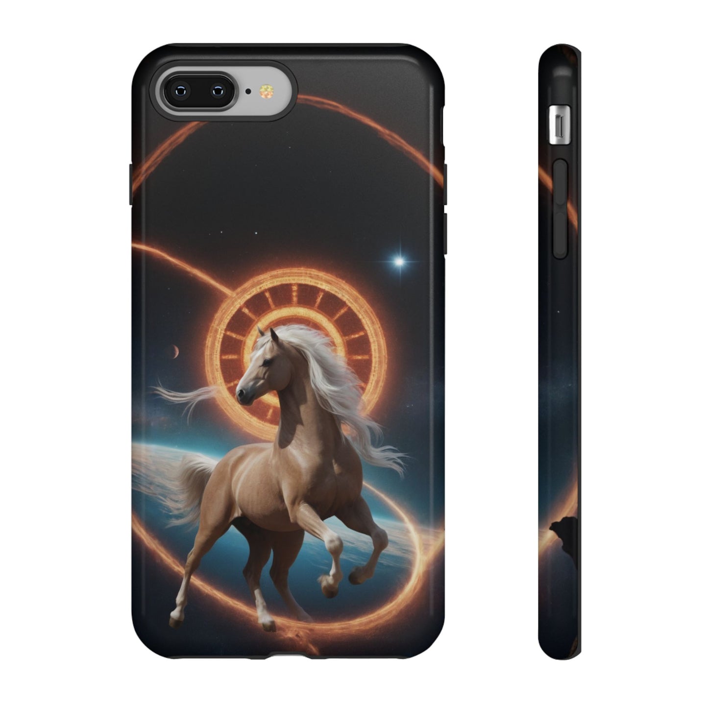 Chinese Zodiac Horse Custom Phone Case for iPhone 8–16 Pro Max, Pixel 5–8 Pro, Galaxy S10–S24 Ultra - Designed by Thalia