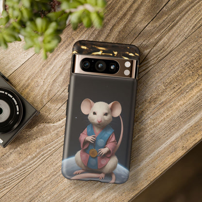 Chinese Zodiac Rat Phone Case for Google Pixel 8 Pro, Pixel 8, Pixel 7, Pixel 6 Pro, Pixel 6, Pixel 5 5G - Designed by Thalia