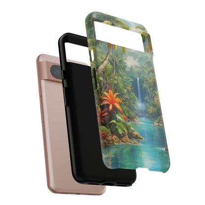 Tropical Paradise Phone Case for Google Pixel 8–Pixel 8 Pro, Pixel 7, Pixel 6 Pro, Pixel 6, Pixel 5 5G - Designed by Thalia