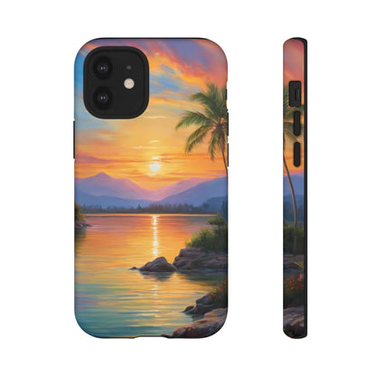 Sunset Serenade Phone Case for iPhone 8–16 Pro Max, Pixel 5–8 Pro, Galaxy S10–S24 Ultra - Designed by Thalia