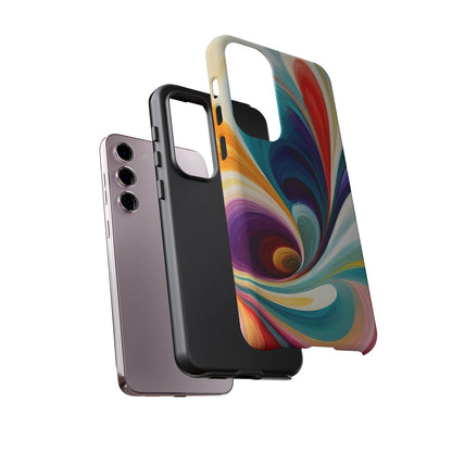 Abstract Elegance Custom Phone Case for iPhone 8–16 Pro Max, iPhone 8 Plus–13 Mini, iPhone XS–XS Max, iPhone 11–14 Pro Max - Designed by Thalia