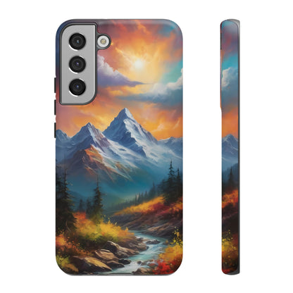 Mystic Mountains Phone Case for iPhone 8–16 Pro Max, Pixel 5–8 Pro, Galaxy S10–S24 Ultra - Designed by Thalia