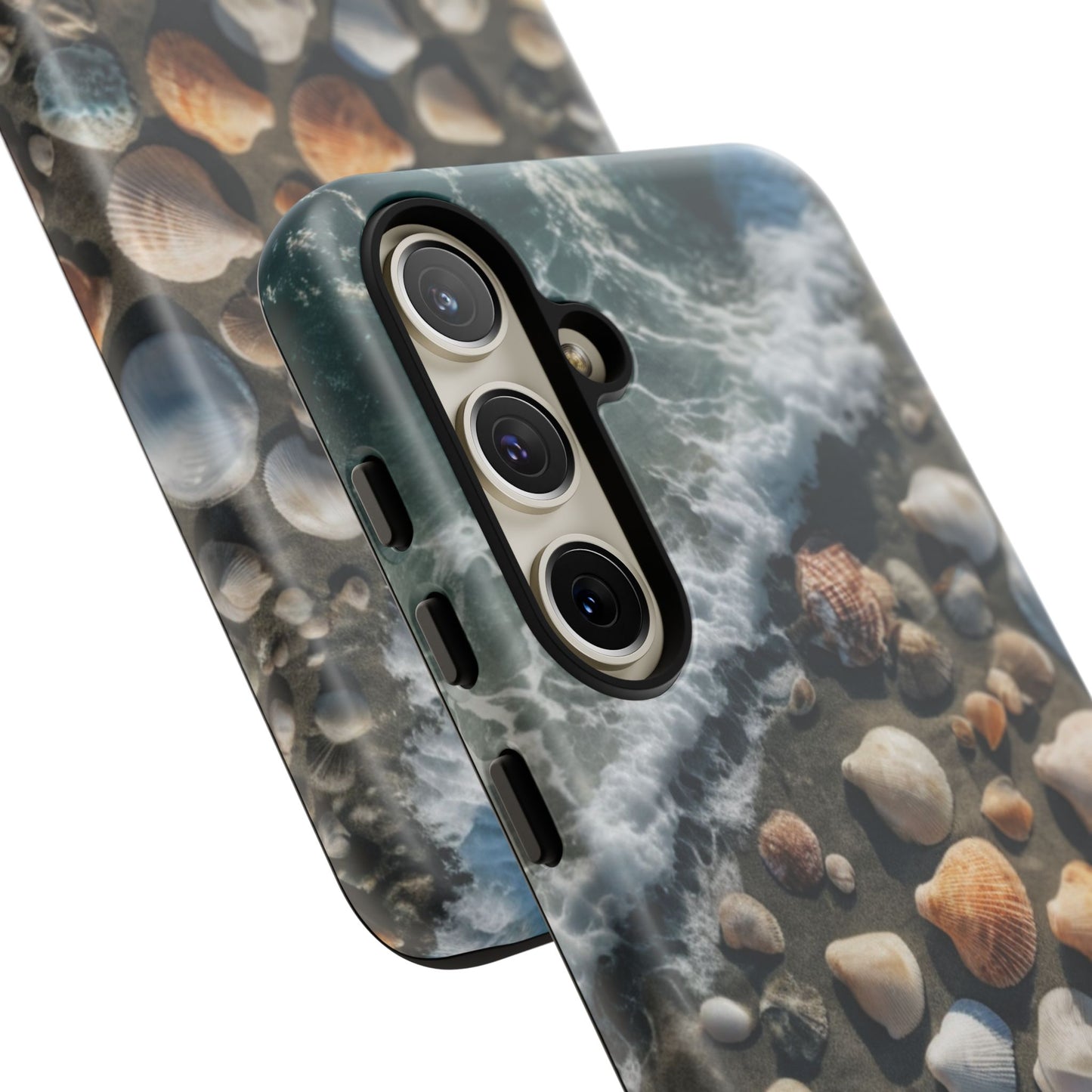 She Sells Sea Shells Custom Phone Case for Samsung Galaxy S10–S10 Plus, S20–S20 Ultra, S21, S22, S23, S24 Ultra - Designed by Thalia