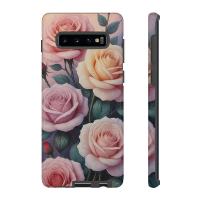 Roses Custom Phone Case for Samsung Galaxy S10–S10 Plus, S20–S20 Ultra, S21, S22, S23, S24 Ultra - Designed by Thalia