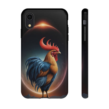 Chinese Zodiac Rooster Custom Phone Case for iPhone 8–16 Pro Max, Pixel 5–8 Pro, Galaxy S10–S24 Ultra - Designed by Thalia